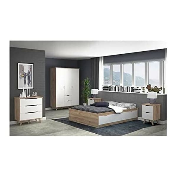 Kommode Vankka Træ Hrast (80 x 42 x 86,3 cm)