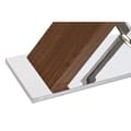 Miniatyrbillede 2 af 4: Hallbord DKD Home Decor Gennemsigtig Sølvfarvet Mørkebrun 120 x 40 x 75 cm