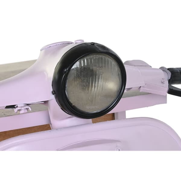 Byrå DKD Home Decor 100 x 68 x 105 cm Metall Motorcykel Ljusrosa Mangoträ