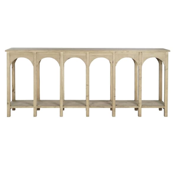 Hallbord DKD Home Decor Brun 210 x 38 x 90 cm