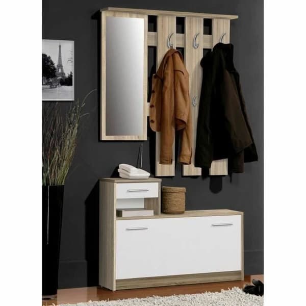 Möbelpaket Pili Vit 97,5 x 180 x 25 cm