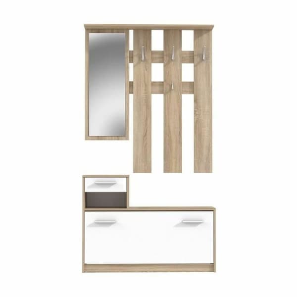 Möbelpaket Pili Vit 97,5 x 180 x 25 cm