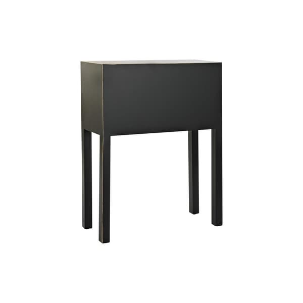 Hallipöytä DKD Home Decor Valkoinen Musta Kullattu 63 x 28 x 83 cm