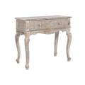 Miniatyrbillede 1 af 7: Entrebord med 2 skuffer DKD Home Decor Hvid Brun 91 x 42 x 81 cm