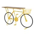 Miniatyrbillede 1 af 6: Hallbord Home ESPRIT Gul Sort 160 x 40 x 88 cm