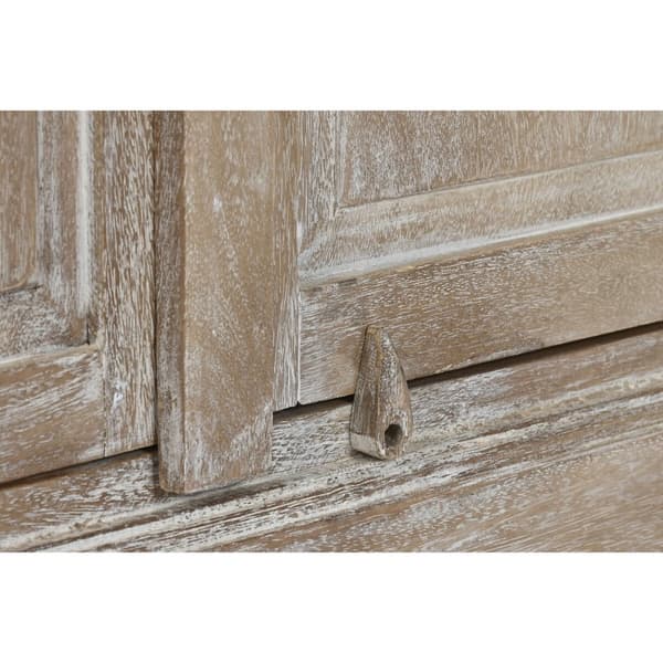 Esittelyteline Home ESPRIT Valkoinen Mangopuu 120 X 50 X 210 cm