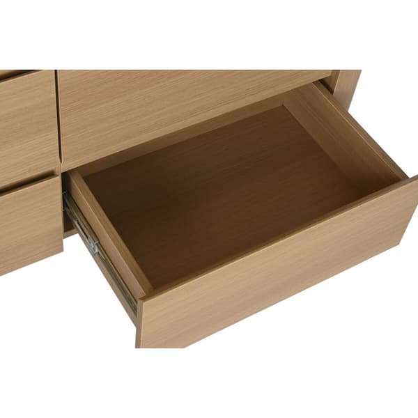 Kommode Home ESPRIT Natur Lysegrå Moderne 120 x 40 x 80 cm