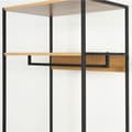 Pikkukuva 3 / 6: Kaappi Max Home Kangas Teräs Melamiini lastulevy 60 x 175 x 40 cm