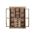 Miniatyrbillede 3 af 9: Display Stand Home ESPRIT Brun Krystal Mangotræ 165 x 45 x 210 cm