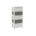 Miniatyrbillede 1 af 5: Kommode Home ESPRIT Hvid Grå 40 x 29 x 90 cm
