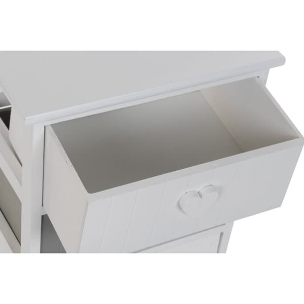 Lipasto Home ESPRIT Valkoinen Harmaa 40 x 29 x 58 cm