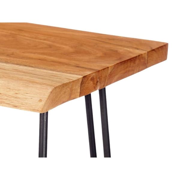 Möbelpaket Gift Decor Live Edge Brun Svart 120 x 35 x 77 cm 120 x 6 x 35 cm