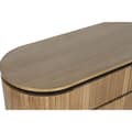 Miniatyrbild 2 av 7: Kommod Home ESPRIT Svart Naturell Metall Paulowniaträ 110 x 39 x 72 cm