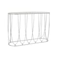 Miniatyrbillede 1 af 5: Hallbord DKD Home Decor Hvid Sølvfarvet 115 x 35 x 78 cm