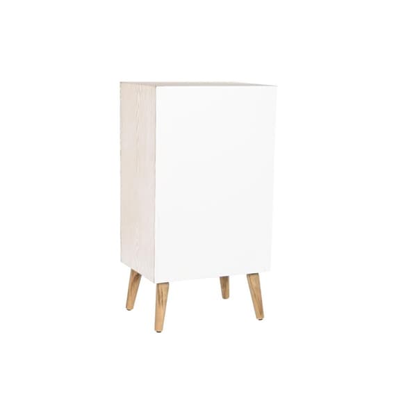 Kommode DKD Home Decor Gran Natur Bomuld Hvid (48 x 35 x 89 cm)