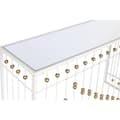 Miniatyrbillede 2 af 5: Hallbord Home ESPRIT Hvid Gylden 120 x 40 x 80 cm