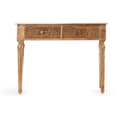 Miniatyrbillede 3 af 4: Entrebord med 2 skuffer Gift Decor 40 Brun 98 x 77 x 42 cm Kurve