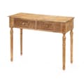 Miniatyrbillede 1 af 4: Entrebord med 2 skuffer Gift Decor 40 Brun 98 x 77 x 42 cm Kurve