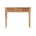 Miniatyrbillede 2 af 3: Entrebord med 2 skuffer Gift Decor 41 Brun 98 x 77 x 42 cm Striber