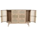 Miniatyrbillede 3 af 8: Kommode Home ESPRIT Gylden Natur Gran 120 x 40 x 80 cm