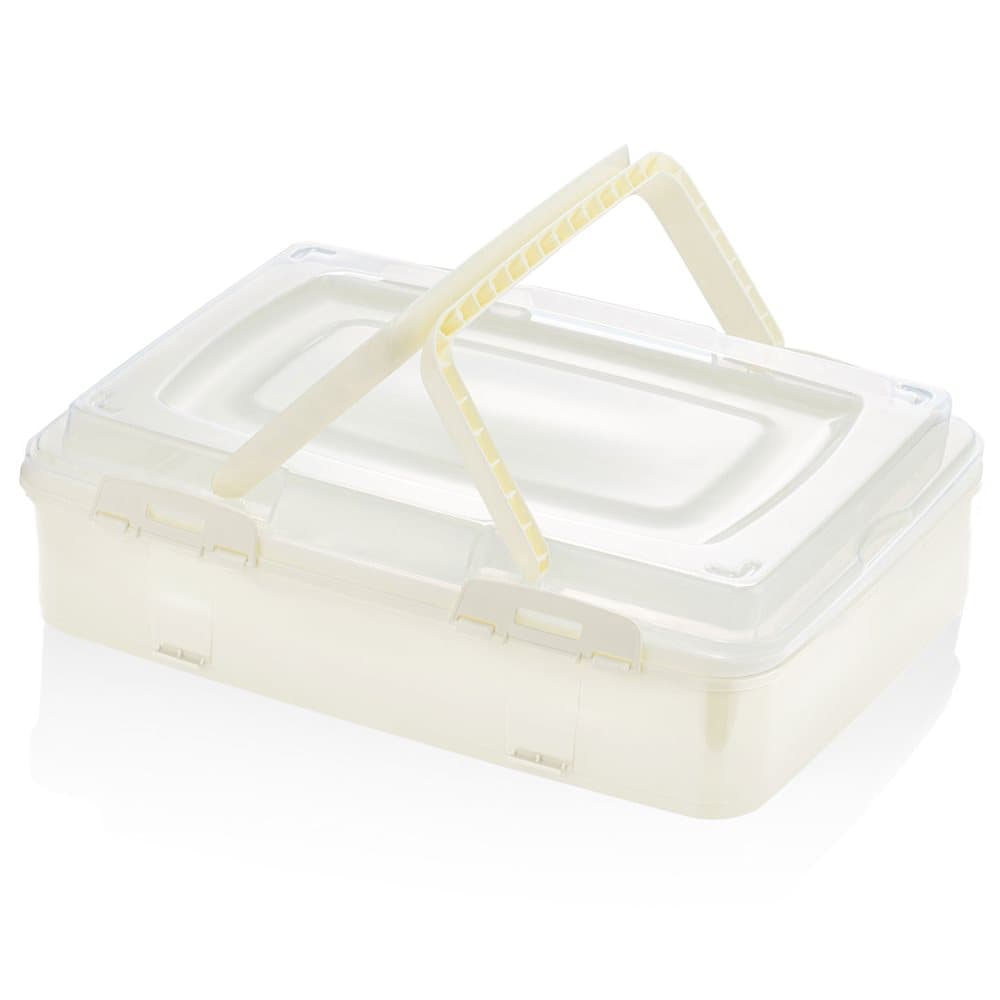 Herzberg Single-Leer Takeaway Bakverk Bärkartong Elfenben