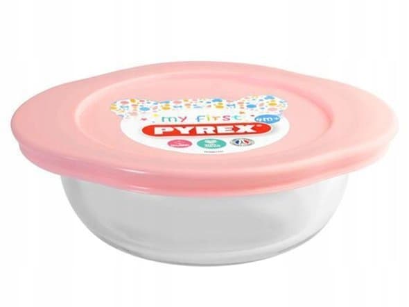 My First Pyrex - Glasskål för mellanmål med lock
