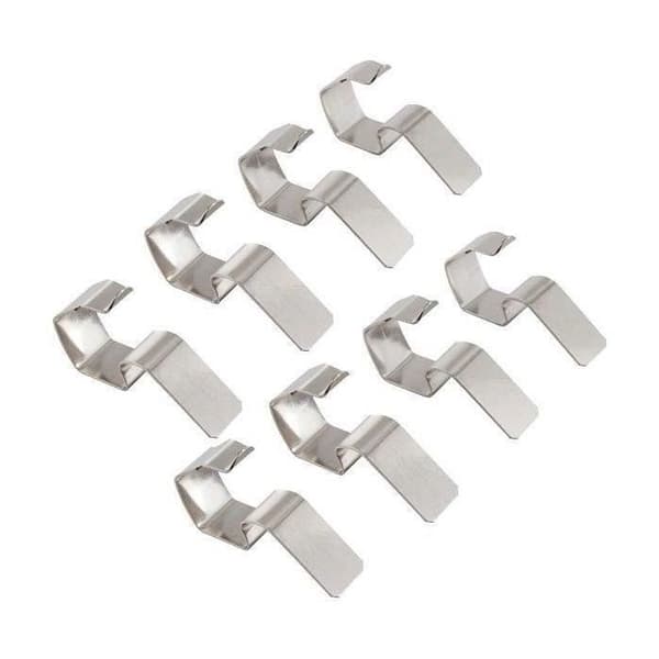 WECK - Set med 8 clips i rostfritt stål