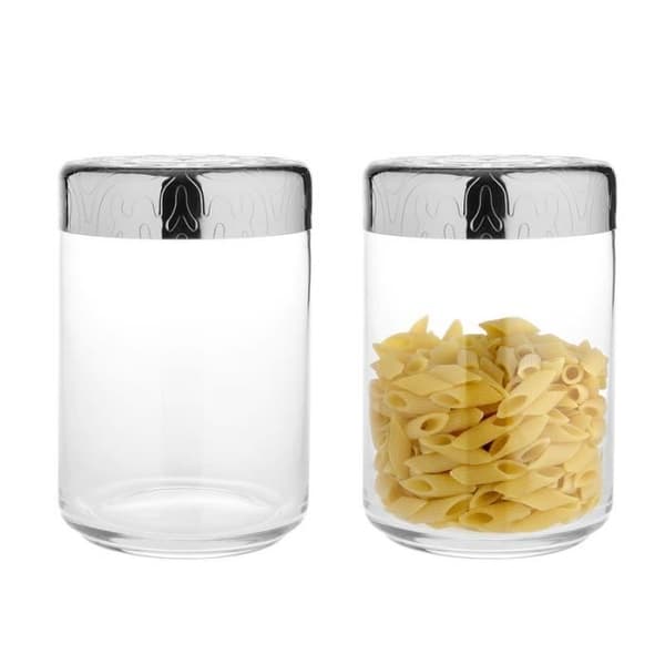 Alessi MW21-100 Dressed - Pot H. 15 Transparent Lufttät kastrull med lock