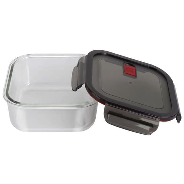 ZWILLING Gusto - Hermetisk förvaringslåda (kvadrat 1100 ml) - Borosilikatglas