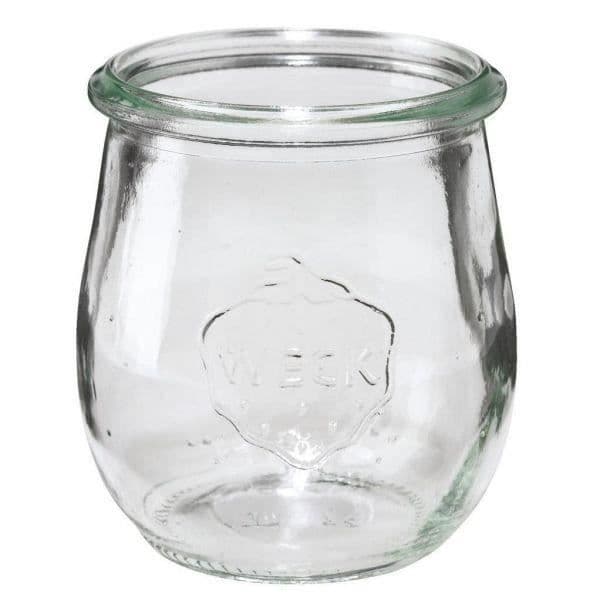 Burkar - WECK - TULIP - 220 ML - Set med 12 - Glas - Tål diskmaskin