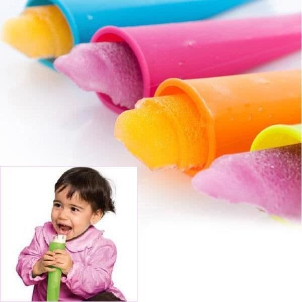 Push Up Silikonglass Gelé Lolly Pop Maker Popsicle Brickform - Slumpmässig färg