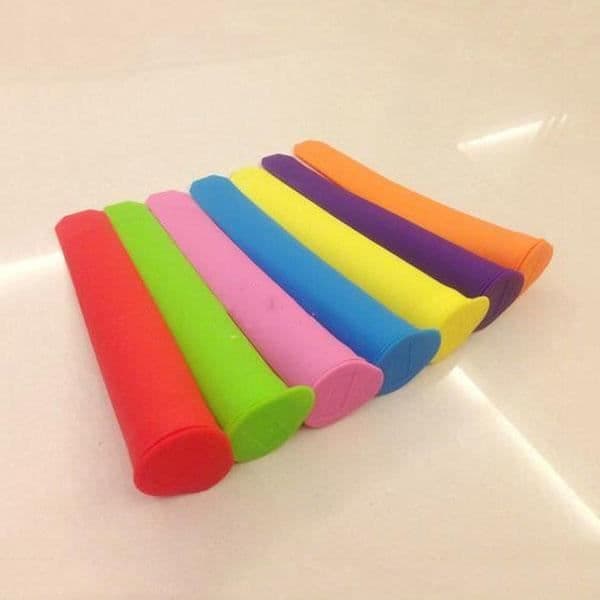 Push Up Silikonglass Gelé Lolly Pop Maker Popsicle Brickform - Slumpmässig färg