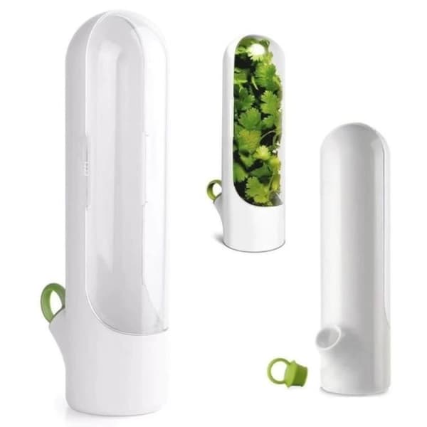 MAVURA Förvaringsburk »MLiving Herb Container Fresh Förvaringslåda Cut Herb Box Örtbehållare Kylskåp