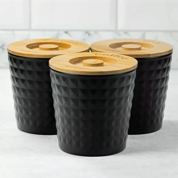 SET MED 3 BEH?LLARE KAFFE TE SOCKER KLAUSBERG KB-7486