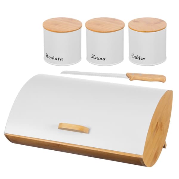 BRÖDBAGARE MED EN SET BEHÅLLARE OCH EN KNIV 2702