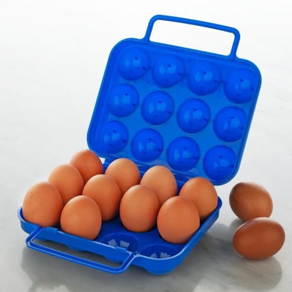 Ägglåda 12 lådor blå