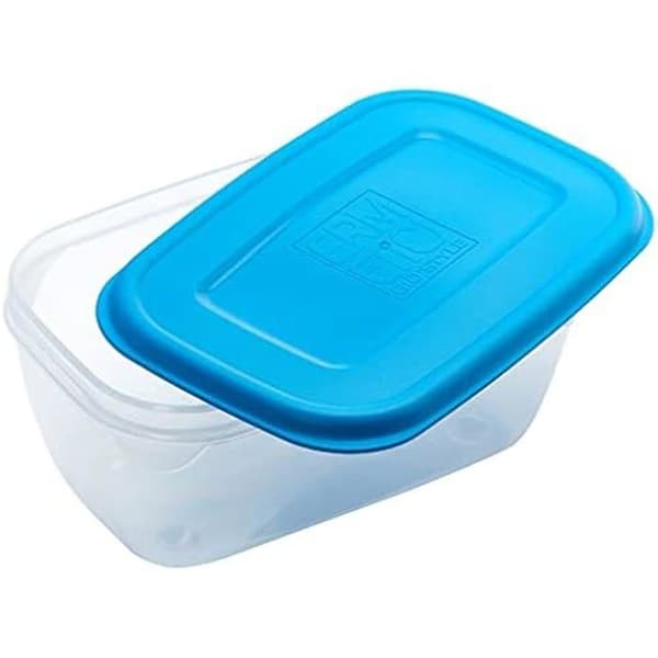 Set med 4 rektangulära behållare GIOSTYLE - Plast - Harts - Vit