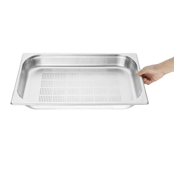 Perforerad rostfri gastrobehållare GN 1/1 - 65 mm - Vogue