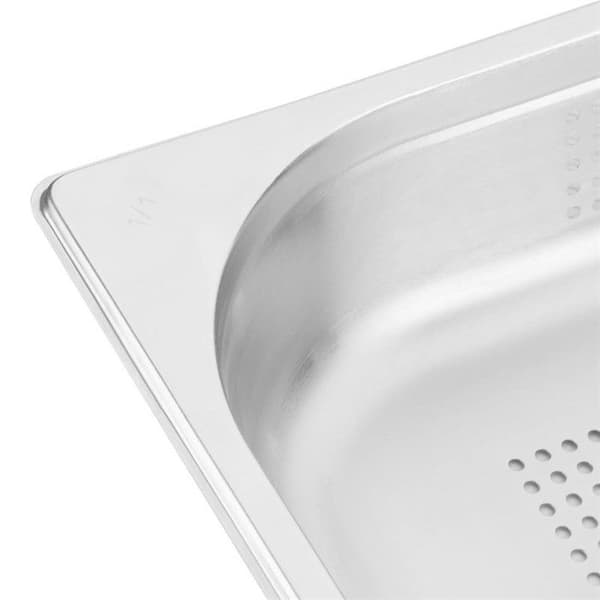 Perforerad rostfri gastrobehållare GN 1/1 - 65 mm - Vogue