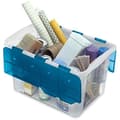 Miniatyrbild 1 av 2: Transparent förvaringsbox TERRY Home Box 25 - Vit - Kapacitet 25L