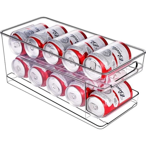 Rullburk Förvaring Kylskåp Öl Kan Organisera Soda Dryck Kylskåp Köksskåp skafferi 330ml Burk