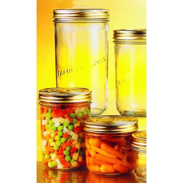 LE PARFAIT 1659600 Set med 6 glasterriner - 200g - D 82 Familia - Transparent
