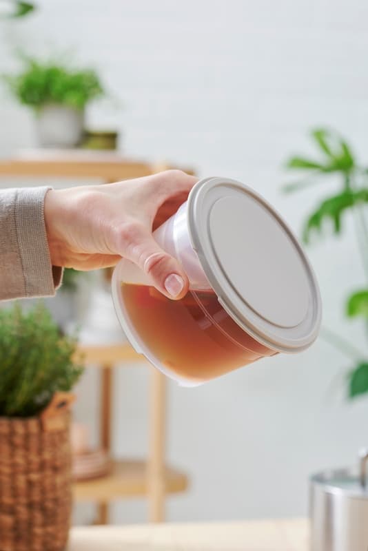 Matförvaring/burk 0,6L rund 2-pack Smartstore