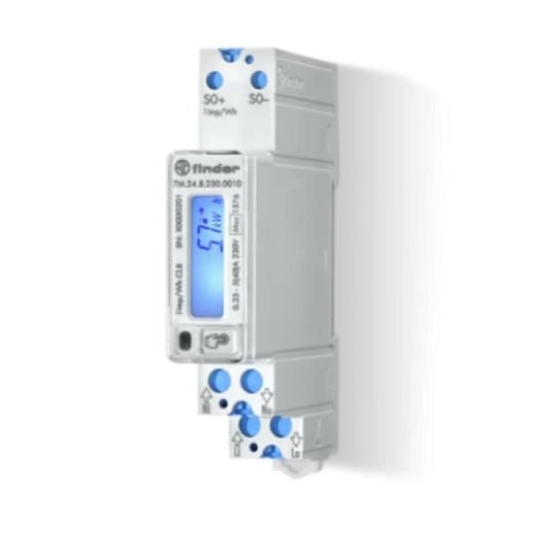KONSERVATIONSLÅDOR ENERGIMÄTARE FINDER 40A ENDAST KW ENFAS DUBBÄTNING MED DISPLAY