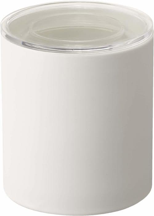 Yamazaki home - 5116 - Lådor/boxar med lufttätt lock | Keramik | Stor | Matförvaring, vit, L