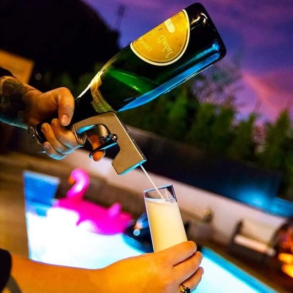 Dispenserpistol för champagne och dryck - SHOP-STORY - Champagnesprutpistol ELLER - Gul - 2 års garanti