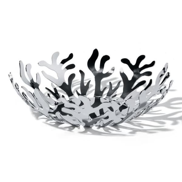 Alessi Mediterraneo frukthållare i 18/10 rostfritt stål polerat, Ø 25 Cm - ESI01/25