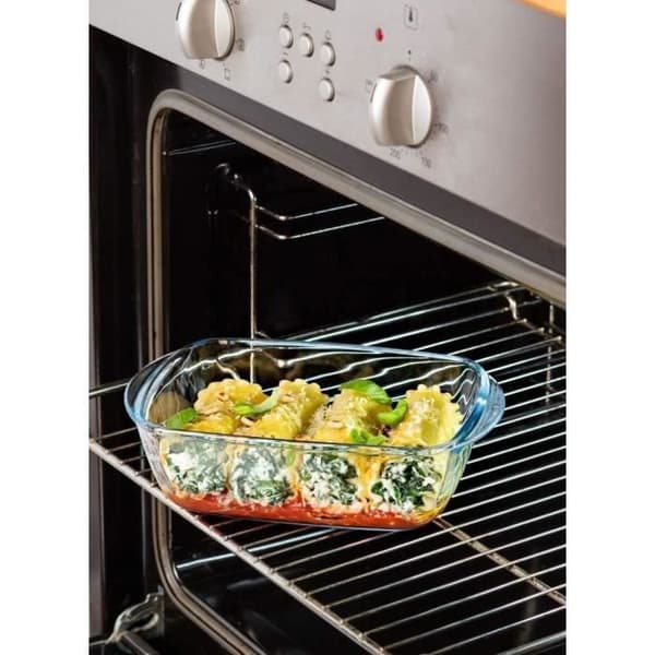 Rektangulär låda med lock - PYREX - 1451024 - 23 x 15 cm - 1,1 L - Cook & Heat - Bas i borosilikatglas