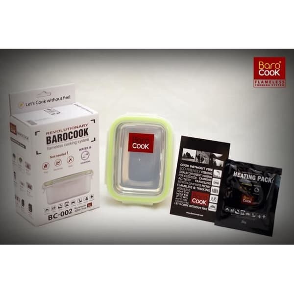 BaroCook självvärmande matlåda - Kapacitet 320 ML - Svart
