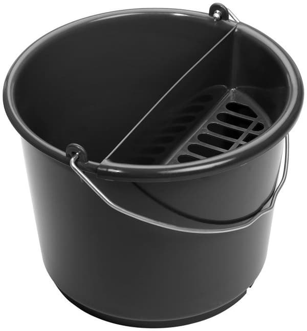 Hünersdorff - 941000 - Hünersdorff Servicehinkar 10 L med svamphållare, mörkgrå